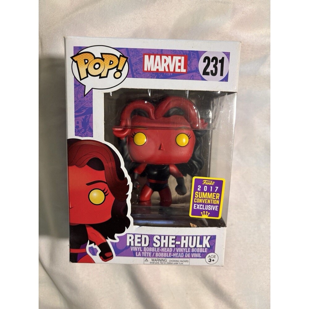 Funko Pop! Marvel - Red She-Hulk #231 (2017 Summer Con) Vinyl Figure